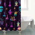 thumbnail image 4 of Mystical Halloween Pattern Shower Curtain 84"x72" ,Bathroom Decorative Shower Curtains Set with 12 Hooks,Modern Waterproof Washable Shower Curtain, 4 of 6