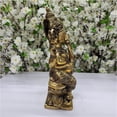 thumbnail image 4 of Lord Ganesha Statue Large Ganesha Idol Brass Ganpati Sculpture Hindu God Statue Ganesha Figurine Ganesh Murti Good Luck God for Gift Handcrafted God Statue Indian Home Temple Decor - AtoZ India Cart, 4 of 5
