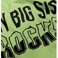 thumbnail image 5 of Big Sis Rocks Younger Little Sister Toddler Boy Girl T Shirt Infant Toddler Brisco Brands 18M, 5 of 6