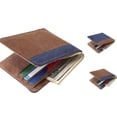 thumbnail image 4 of Hombres Niños Lona Cartera corta Estuche para tarjetero Patchwork Monedero Hangbag Monedero Estuche para bolsa Jumpingount BB6581-02, 4 of 7