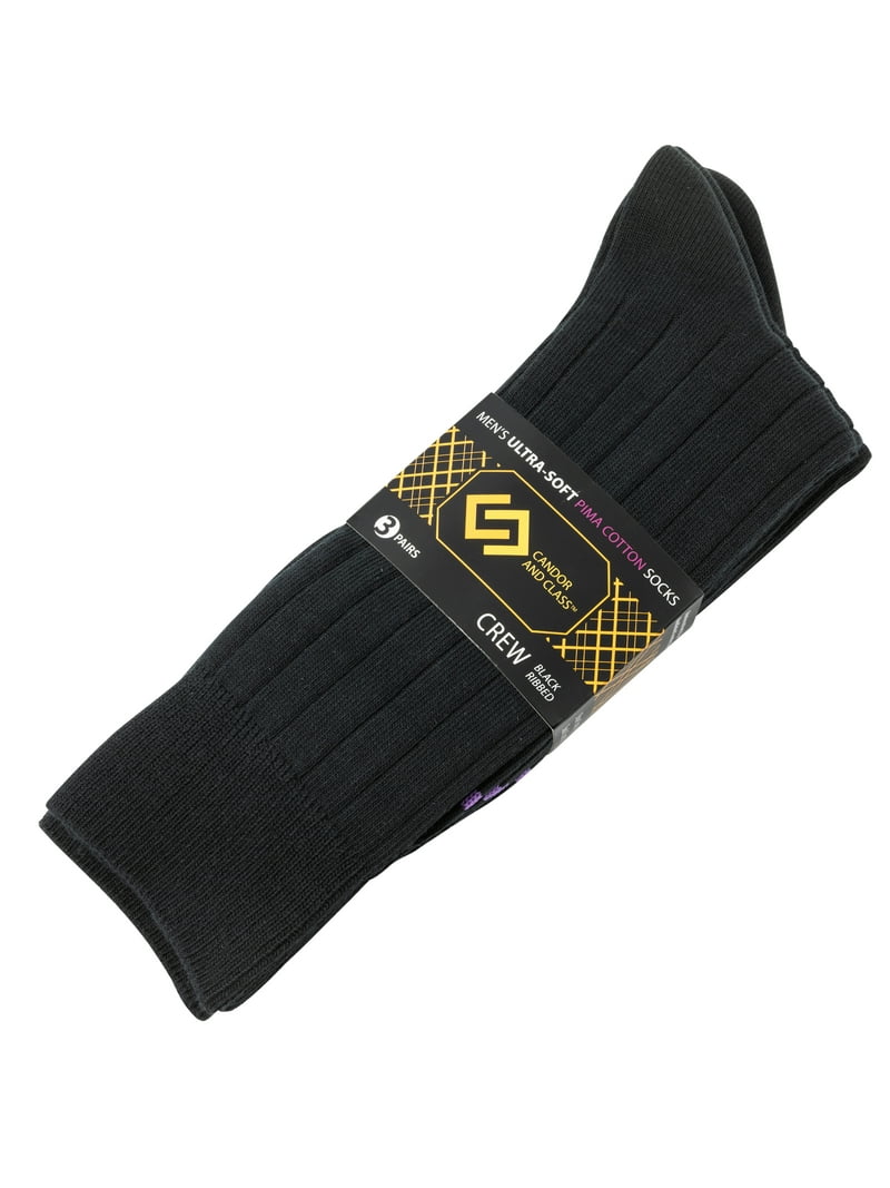 pima cotton dress socks Grey Cotton Mid Calf Dress Socks