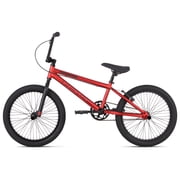 Mongoose Grid 90 BMX Freestyle Bike, 20-Inch Wheels, Single Speed, Red