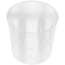 Topbathy White Plastic Flower Holder Tall Cylinder Container for Flower Arrangement and Decorative Display