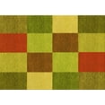 thumbnail image 1 of Ahgly Company Machine Washable Indoor Rectangle Transitional Mahogany Brown Area Rugs, 2' x 5', 1 of 7
