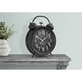 thumbnail image 1 of Monarch Specialties I 9015 - Clocks, 12" Round, Gear Mechanism, Table Clock, Black, Transitional, 1 of 4