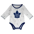 thumbnail image 2 of Newborn Toronto Maple Leafs Dream Team Long Sleeve Creeper, Pant, and Hat Set - Size 6-9 Months, 2 of 7