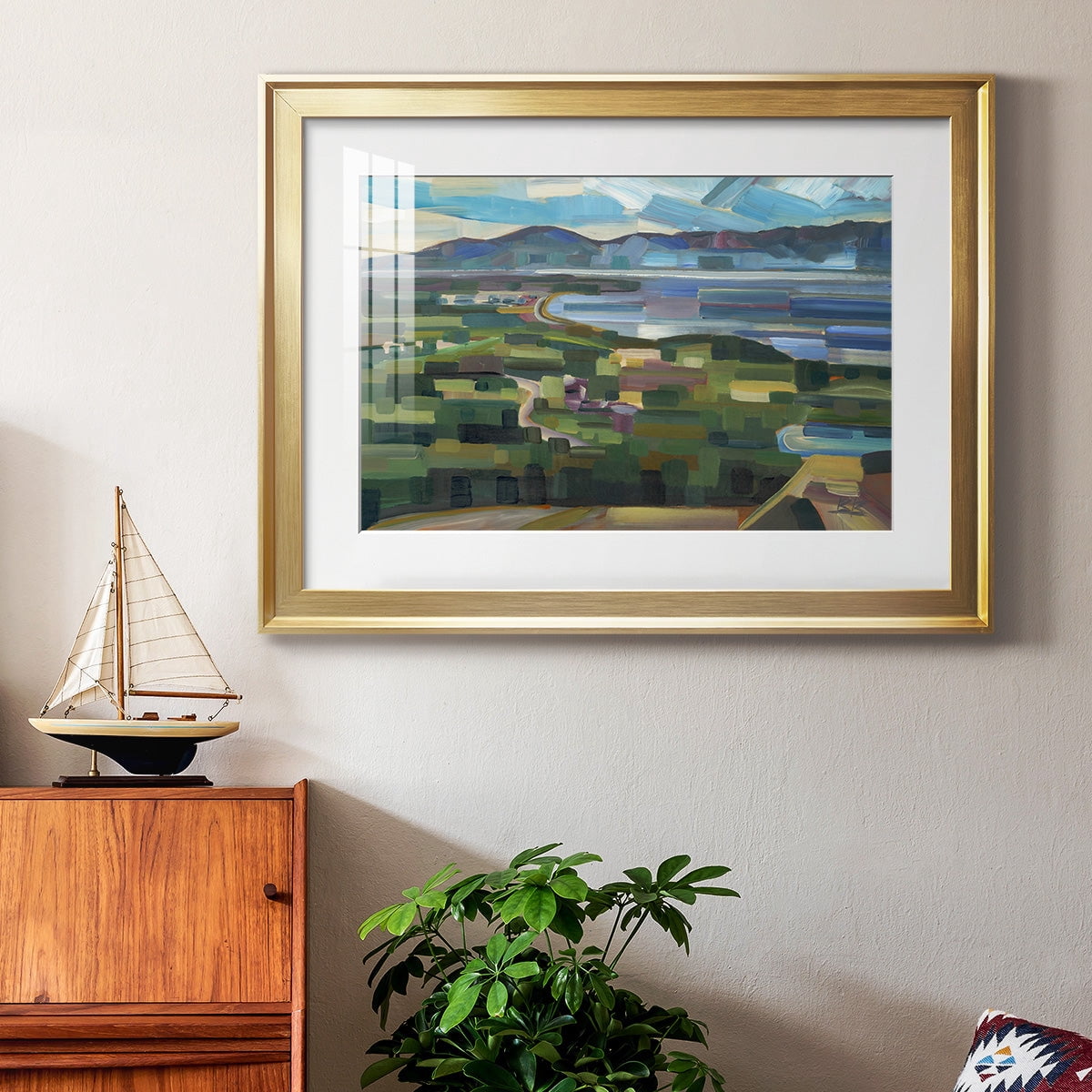 View From Goose Park Premium Framed Print - Ready to Hang