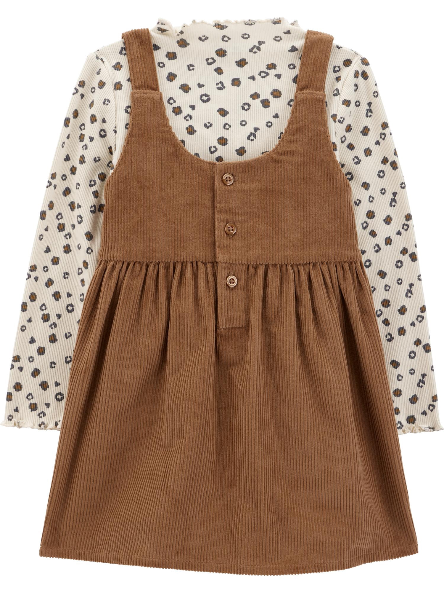 Carter's Child of Mine Toddler Girl Dress, 2-Piece, Sizes 12M-5T