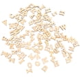 thumbnail image 1 of 200Pcs Mixed Wooden Letters for Crafts Unfinished Wood Alphabet Letters for DIY Projects Small Wooden Letters for Home Decor Artistic Kids' Projects 15mm Wood Chips, 1 of 8
