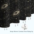 thumbnail image 6 of Black Gold Eye Star Constellation Pattern Shower Curtain 72"x72" ,Bathroom Decorative Shower Curtains Set with 12 Hooks,Modern Waterproof Washable Shower Curtain, 6 of 6