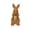 B, variant on Woven Texture Bunny Figurine, Staron Resin Easter Ornament with Folded Hands, Light Brown Wicker Style Decor for Home Shelf Tabletop Patio