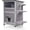 Standard-Gray (24.02"D x 33.86"W x 7.28"H), variant on Aivituvin Cat House Outdoor Weatheproof Feral Cat Shelter Wooden Cat Condos for Winter with Escape Doors