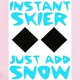 thumbnail image 2 of CafePress - Instant Skier Infant Bodysuit - Baby Light Bodysuit, Size Newborn - 24 Months, 2 of 4