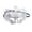 A007- Silver, variant on Masquerade Mask for Women 9 Inch Golden Masquerade Crown Mask Venetian Style Decorative Eye Mask for Halloween Masquerade Party Mardi Gras Prom Accessory, 1 Pack