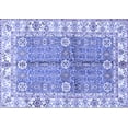 thumbnail image 1 of Ahgly Company Indoor Rectangle Oriental Blue Traditional Area Rugs, 5' x 7', 1 of 4