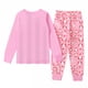 thumbnail image 2 of Conjunto de 2 piezas de camiseta y pantalones con estampado de manga larga para bebés y niñas de Navidad, ropa para niños y bebés de Papá Noel, 2 of 5
