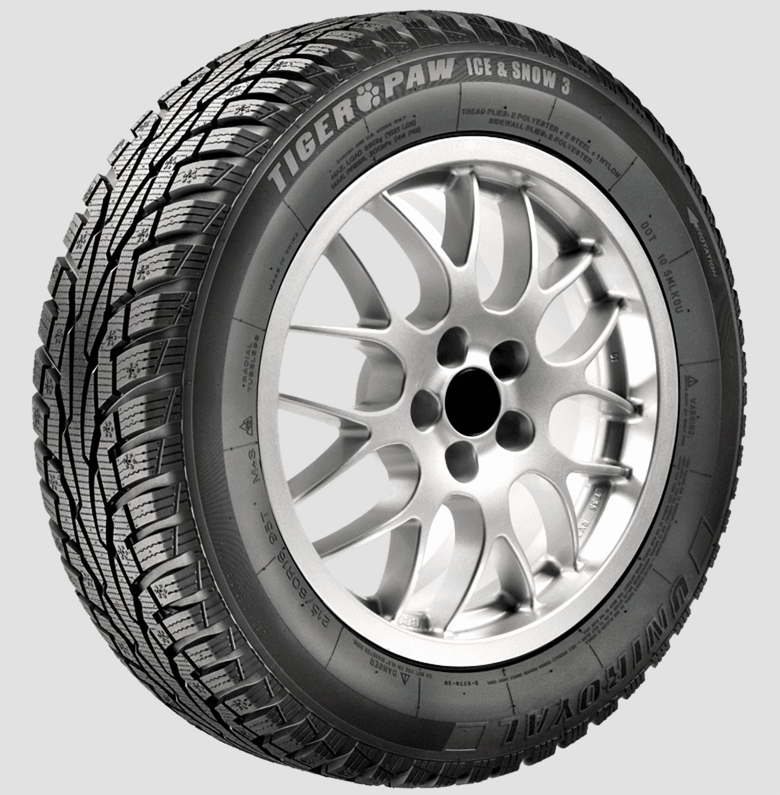Uniroyal Tiger Paw Ice & Snow 3 tire 195/60R15 88T winter passenger car tire