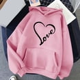thumbnail image 4 of QUINDOS Hoodies for Women Plus Size Women's Fashion Hoodies Casual Graphic Long Sleeve Crew Neck Pullover Tops, 4 of 4