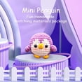 thumbnail image 3 of Beginner children's crochet kit, mini penguin DIY handmade knitting kit with step-by-step guidance and video tutorials, children's beginner crochet kit, wool ball knitting cute gift, 3 of 10
