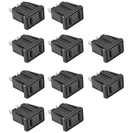 10 x US Type Panel Mounting AC Power Socket Outlet AC 250V 10A 5770