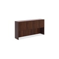 thumbnail image 2 of Lorell Chateau Series Mahogany Laminate Desking 66.1" x 14.8" x 36.5"Hutch, 1.5" Top - Drawer(s)4 Door(s) - Reeded Edge - Material: P2 Particleboard - Finish: Mahogany, Laminate, 2 of 5