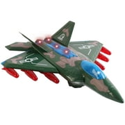 Vokodo Fighter Jet Army Air Force F-16 Toy Military Airplane With Fun Lights And Sounds Bump And Go Action Pretend Play Kids Aircraft Bomber Plane Great Gift For Preschool Children Boys Girls Toddlers