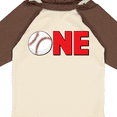thumbnail image 4 of Inktastic One with Baseball Baby's First Birthday Boys or Girls Long Sleeve Baby Bodysuit, 4 of 5