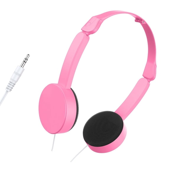 Necvior Unisex Children's Headphones, 3.5mm Connection Foldable for Portability, Comfort