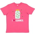 thumbnail image 3 of Inktastic I Love Summer Cute Fireflies Youth T-Shirt, 3 of 5