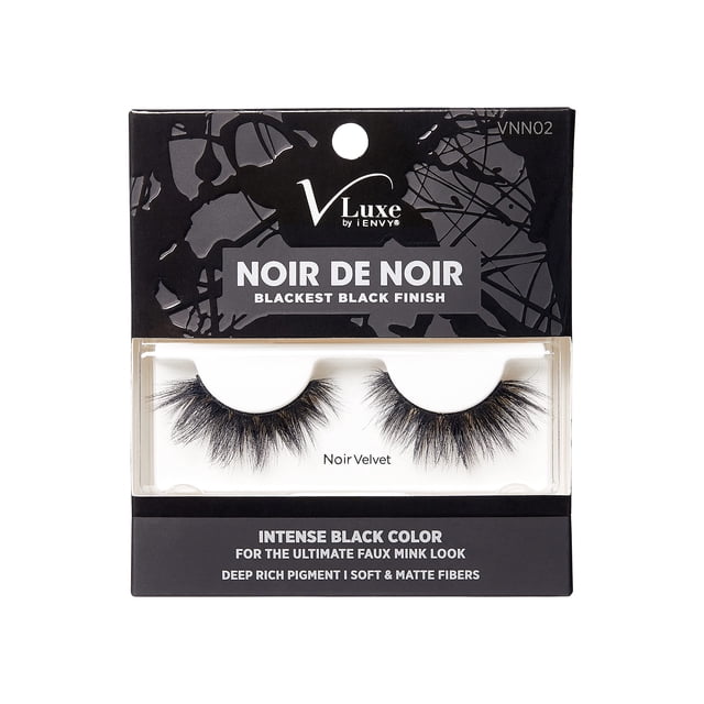 Pestañas postizas I-ENVY V-Luxe Noir De Noir Blackest Black