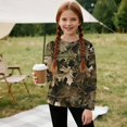 thumbnail image 5 of Garronmavis Cute Green Camo Boys Long Sleeve T-Shirts Size 3-4 Loose Kids Crewneck T-Shirts Fall Tops Lightweight Kids Basic Soft Long Sleeve Tees Top for Outdoor Activities, 5 of 7