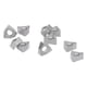 thumbnail image 5 of Insertos de carburo indexables, 10 piezas de insertos de torneado de carburo Insertos de torneado de carburo Insertos de carburo para torneado de madera Muy versátiles, 5 of 9