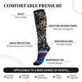 thumbnail image 2 of Pofeuu Fireworks Print Compression Socks for Women & Men Circulation - Best Support for Nurses,Running,Athletic,Sports, 2 of 7