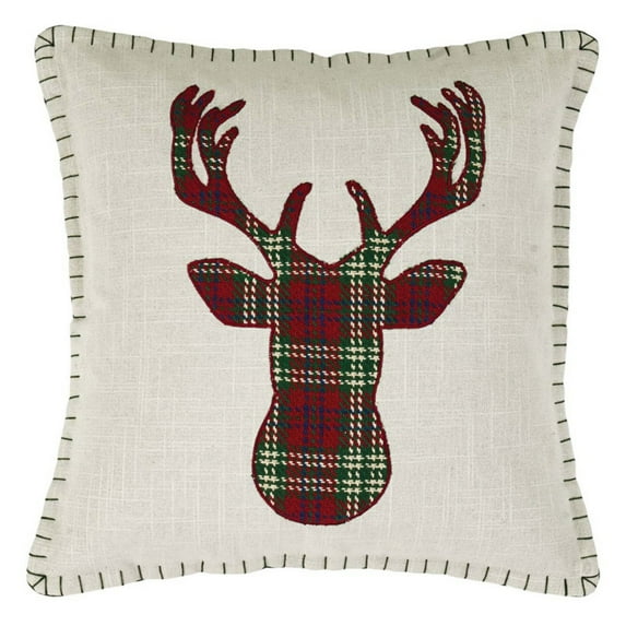 VHC Brands Connor Deer Throw Pillow