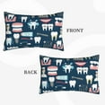 thumbnail image 4 of Bingfone Dental Standard Size Pillowcase, Long Staple Pure Cotton Envelope Closure Pillow Cover,20"X30", 4 of 9