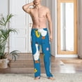 thumbnail image 6 of Lsque Cartoon Goose Print Men's Pajama Pants, Lounge Pant - Comfortable Home Wear,Elastic Waistband, Stylish Design-Medium, 6 of 9