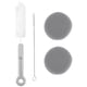 thumbnail image 1 of 1 Conjunto de cepillos de limpieza de fuente de agua de gato Cepillos de alimentación para mascotas Pinceles Mascotas Gris, 1 of 5