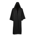 thumbnail image 1 of Costume Kinstell, uniforme Jedi, bata con capucha, trajes de caballero negros, 1 of 3
