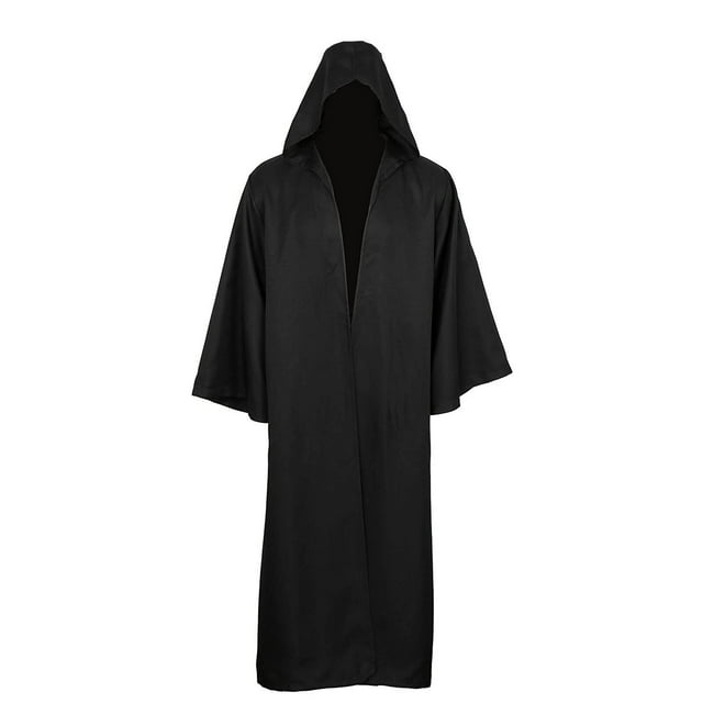 Costume Kinstell, uniforme Jedi, bata con capucha, trajes de caballero negros