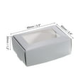 thumbnail image 2 of Uxcell 3.5"x2.5"x1" Paper Soap Box with Window Homemade Soap Boxes Rectangle Presents Packaging Boxes, Silver 30 Pack, 2 of 6