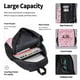 thumbnail image 4 of Easygdp Pink bows Mochila para Niños y Niñas con Set de Caja de Almuerzo y Estuche para Lápices 3 en 1, Mochila Escolar Estampada para Adolescentes, 4 of 7