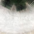 thumbnail image 4 of Falda Decorativa Falda de árbol de peluche de Navidad peluda de color blanco puro manualidades decorativas para fiestas en casa (112cm) Wdftyju Libre de BPA, 4 of 9