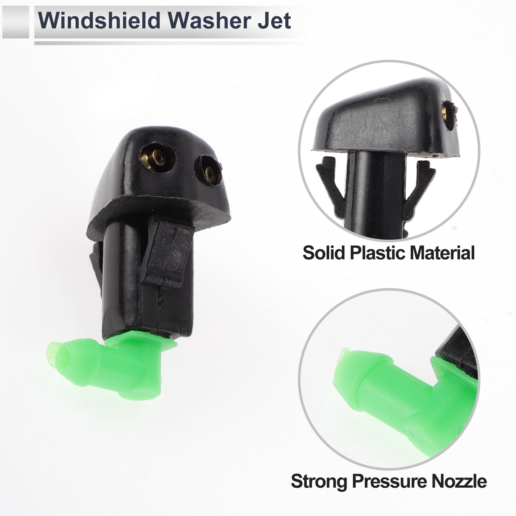 Unique Bargains Washer Nozzle for Honda Accord 1998-2002 Front Plastic 1 Set