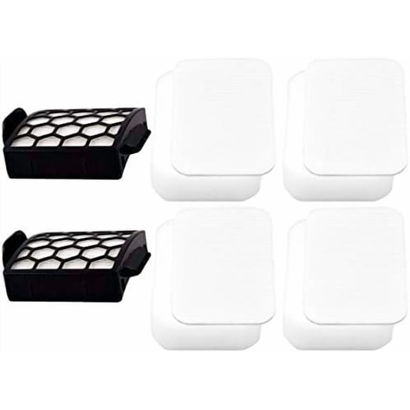 4 Foam   Felt, 2 HEPA Filters kit Replacement for Shark Navigator Pet Pro ZU60, ZU62, Pet Plus NV251, NV255, Swivel Pro NV150, NV151 Upright Vacuum, Part 1238FT60 1239FT60