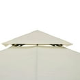 thumbnail image 5 of Spaco 10' x 10' Shade Replacement Canopy, 2 Tier Top UV Cover Pavilion Canopy for Outdoor as Garden, Patio, Cream White, 5 of 16