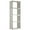 Grey, variant on Bookshelf 5 Tier Portable Bookcase 4 Cube Storage Shelves Adjustable Storage Organizer Kid BookShelf for Home Office Bedroom Study