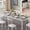 Grey, variant on Bingirl 71-Inch Rectangular Rustic Farmhouse Wooden Dining Table with Heavy - Duty Legs for 6, Brown - Great for Parties and Big Families, Suitable for Kitchen and Dining Room