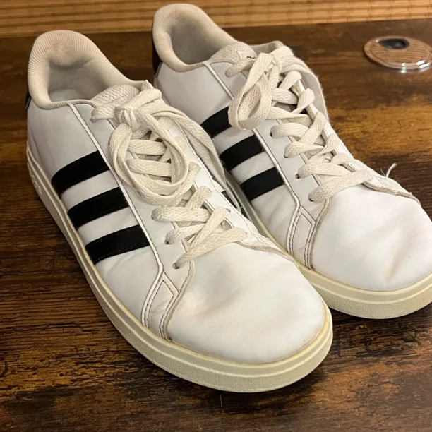 Adi - das Shoes Unisex Size 6 White Grand Court 2.0 Sneakers Tennis Sports Outdoors