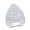 White, variant on 14K White Gold Round Diamond Teardrop Nicoles Dream Collection Ring 4cttw