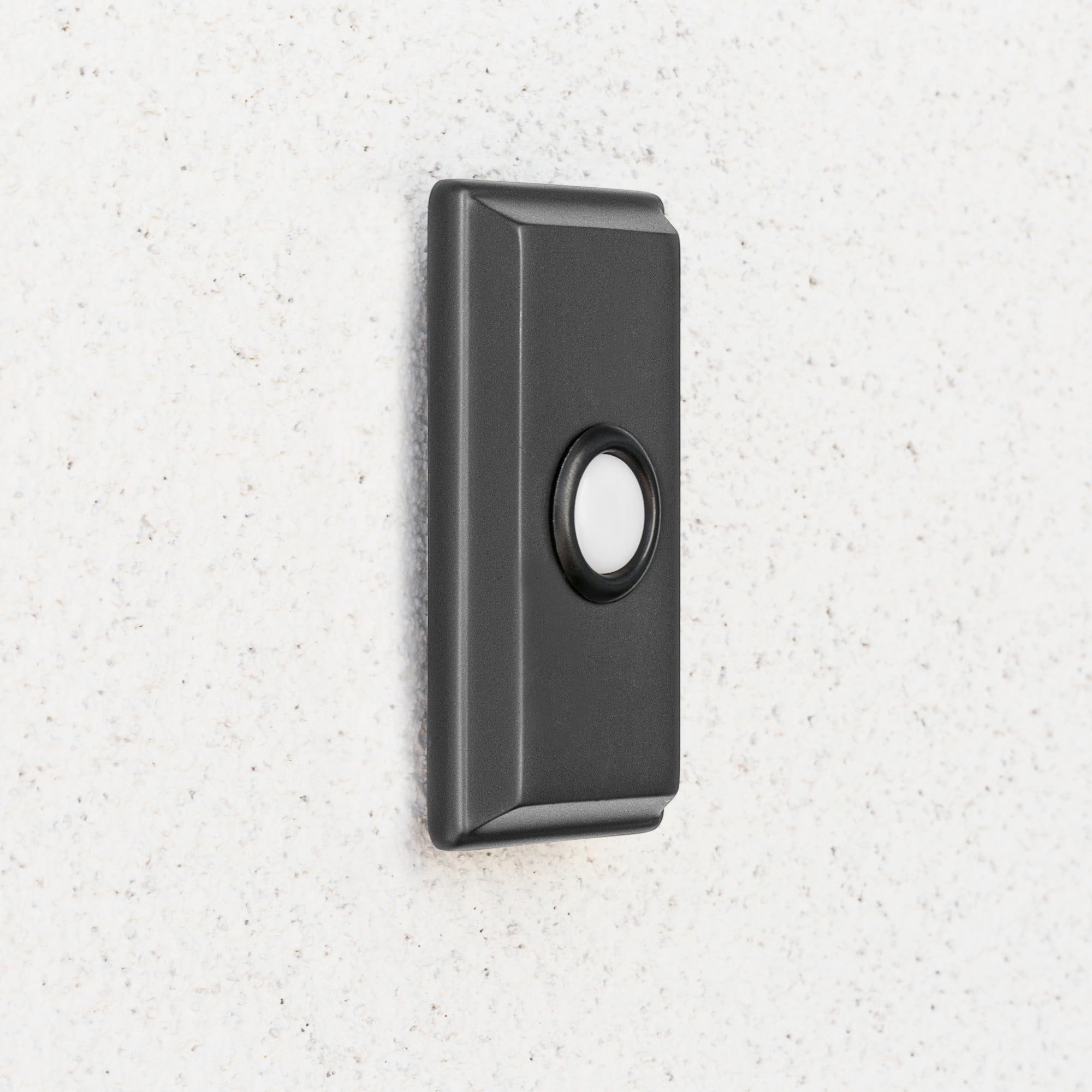 Baldwin 4860402 3" X 1-1/2" Illuminated Rectangular Door Bell From The Estate Collection -